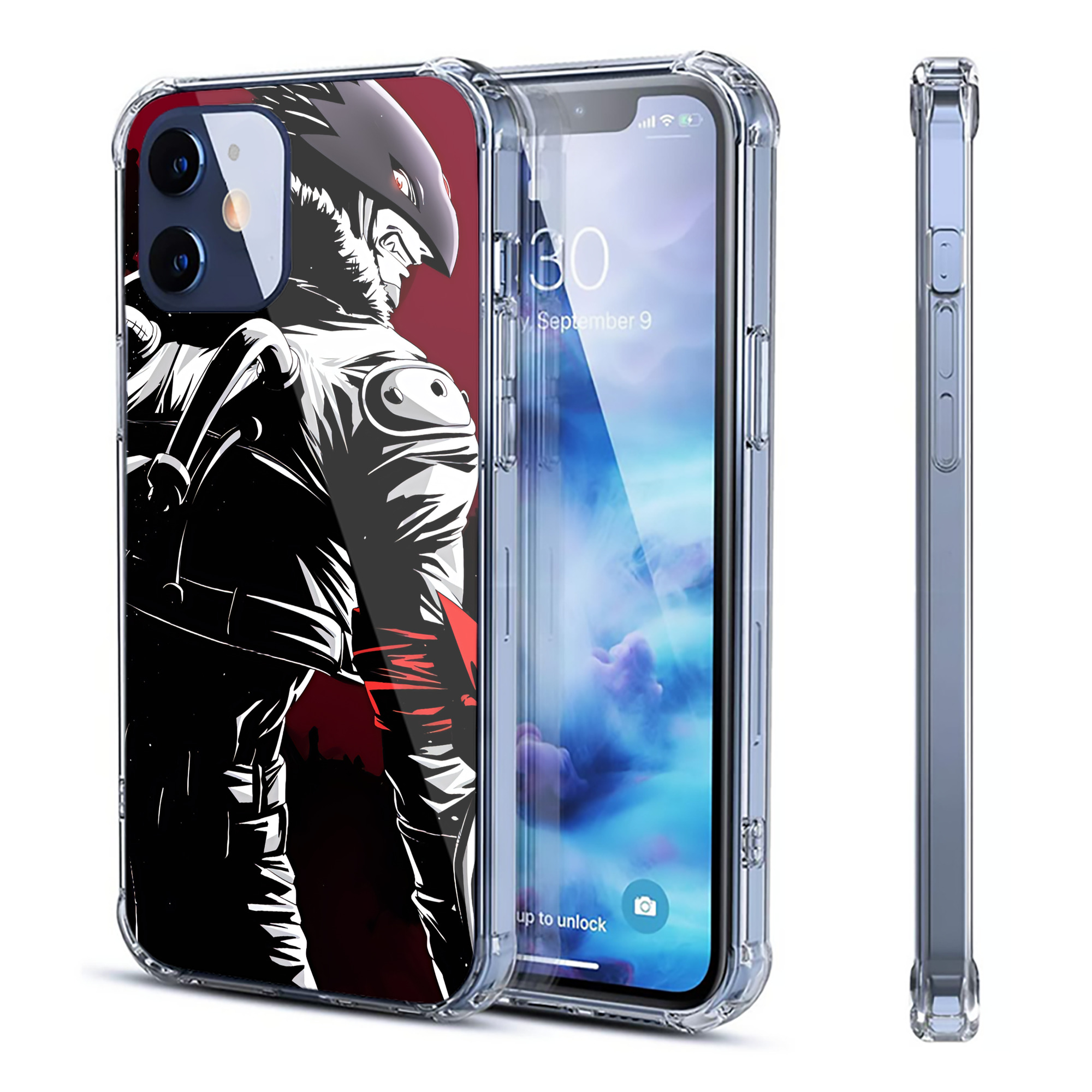 （画像用） Digimon デジタルモンスター/デジモン 【iPhone 12シリーズ対応】透明スマホケース（クリアソフトケース）